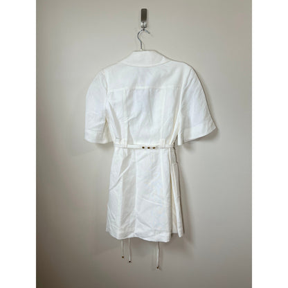NEW NWT Aje. Ana Mini Dress Ivory US Size 4