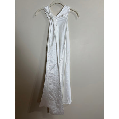 SHOW ME YOUR MUMU LISA MINI DRESS WHITE SATIN SIZE LARGE