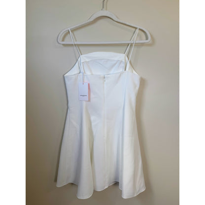NEW NWT Amanda Uprichard Romilly Mini Dress White Size Medium