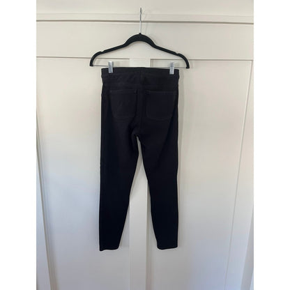 SPANX Black High Waisted Ponte Knit Slim Straight Leg Pants Women's Size S/P