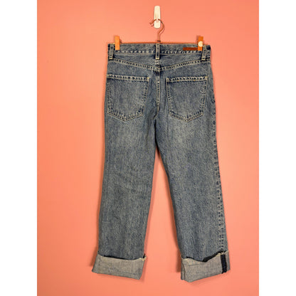 Pilcro Anthropologie Folio Ultra High-Rise Cuffed Jeans Size 25