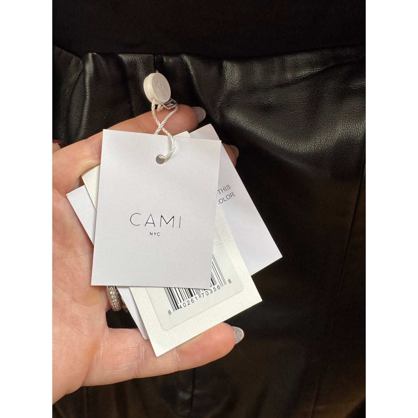 Cami NYC Andres Dress in Black Size Small