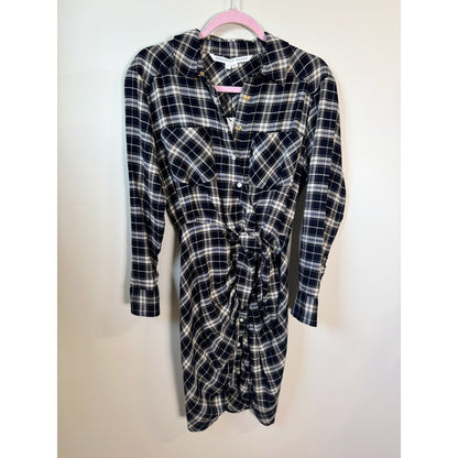 NEW NWT Veronica Beard Sierra Flannel Midi Dress Size 2