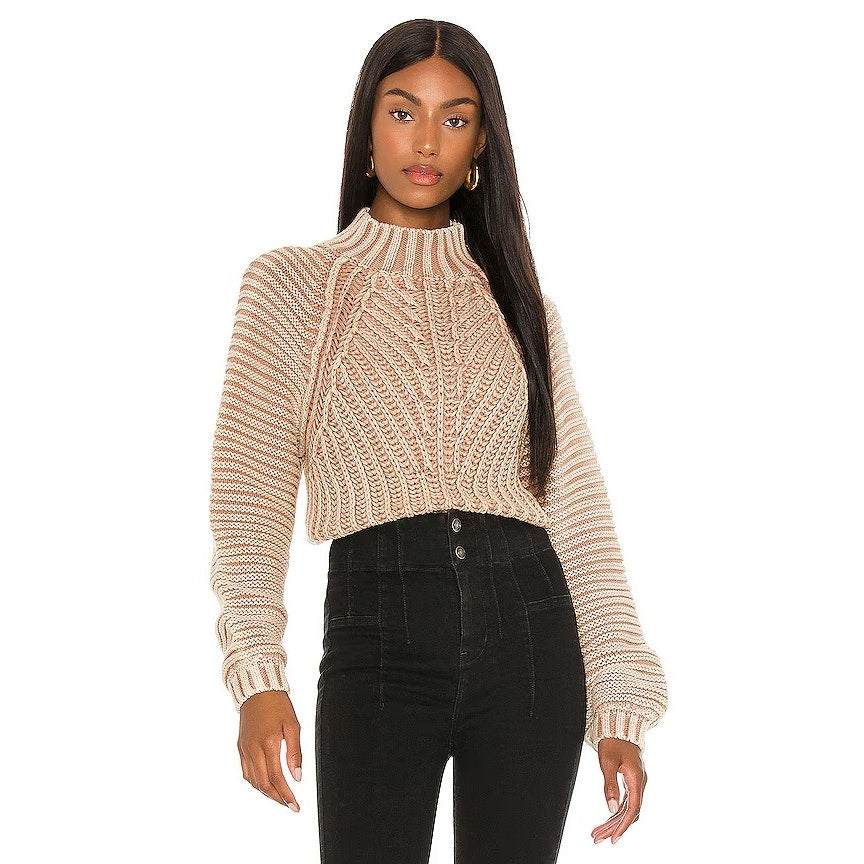 Free People Sweetheart Sweater in Sand Castle Size Small