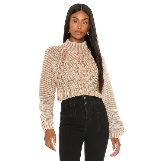 Free People Sweetheart Sweater in Sand Castle Size Small