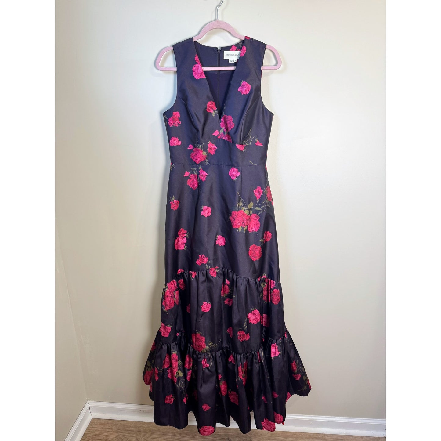 NEW NWT Sachin + Babi Rori Tiered Sleeveless Floral Print Dress Size 8
