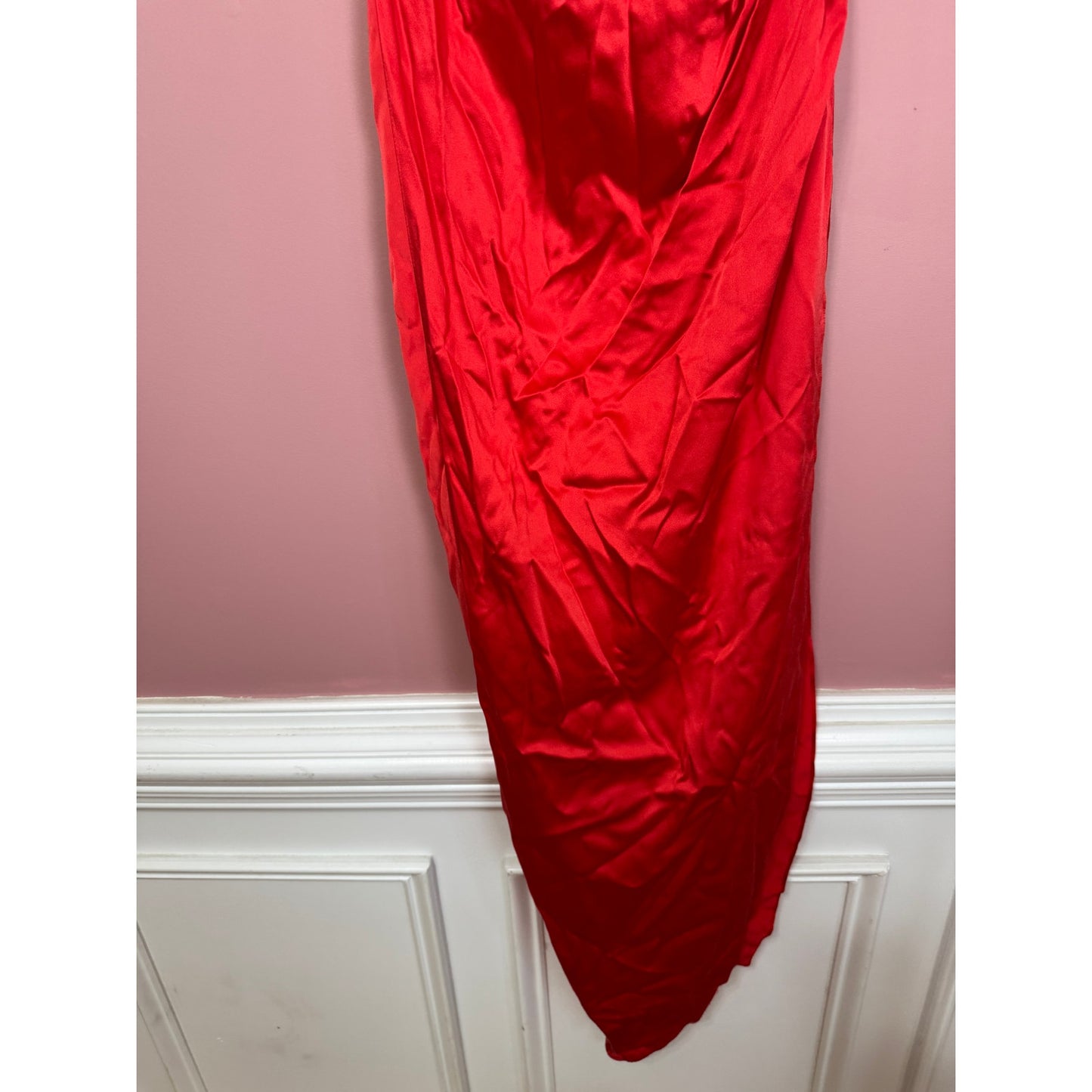 Amanda Uprichard Samba Gown in Candy Apple Size XS