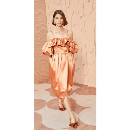 NEW NWT Ulla Johnson Lelita Dress Copper Size 2