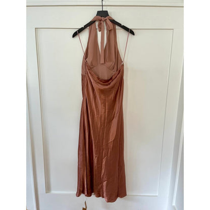 Reformation‎ Wyn Silk Dress Praline Size 10
