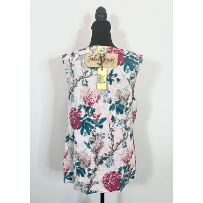 Jaded Gypsy Patchwork Reversible Button Down Vest JG-91 Free Size