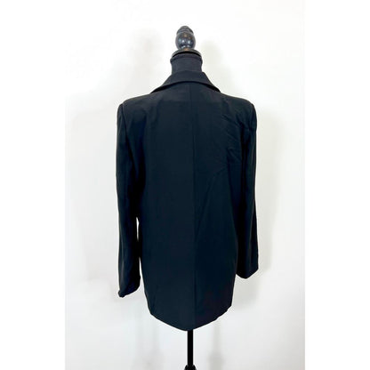 NONChalant Label Leah Blazer in Black Small Single Button Pocket‎ Front Formal