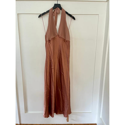 Reformation‎ Wyn Silk Dress Praline Size 10
