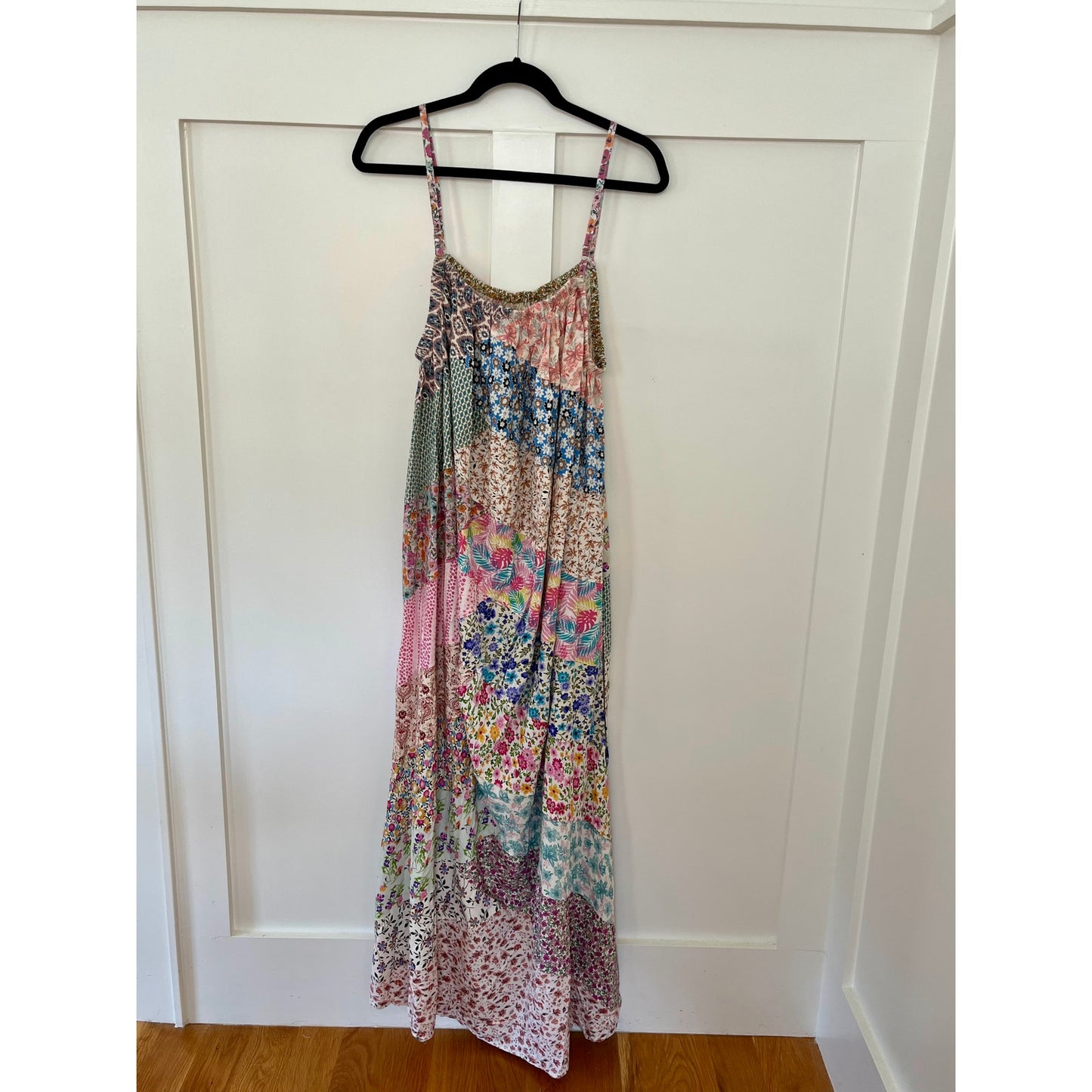 NEW NWT Jaded Gypsy Patchwork Dreams Maxi Dress JG-116 Size S/M