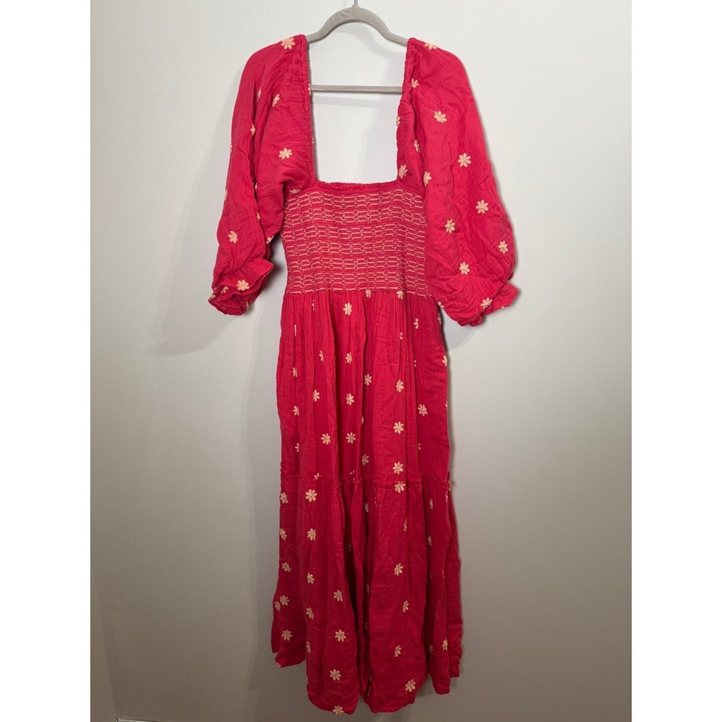 Free People Dress Watermelon Wedge Pink