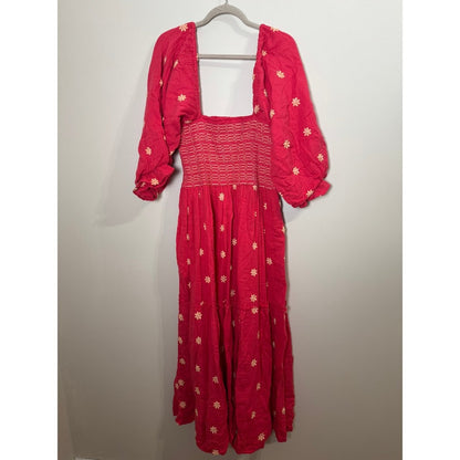 Free People Dress Watermelon Wedge Pink