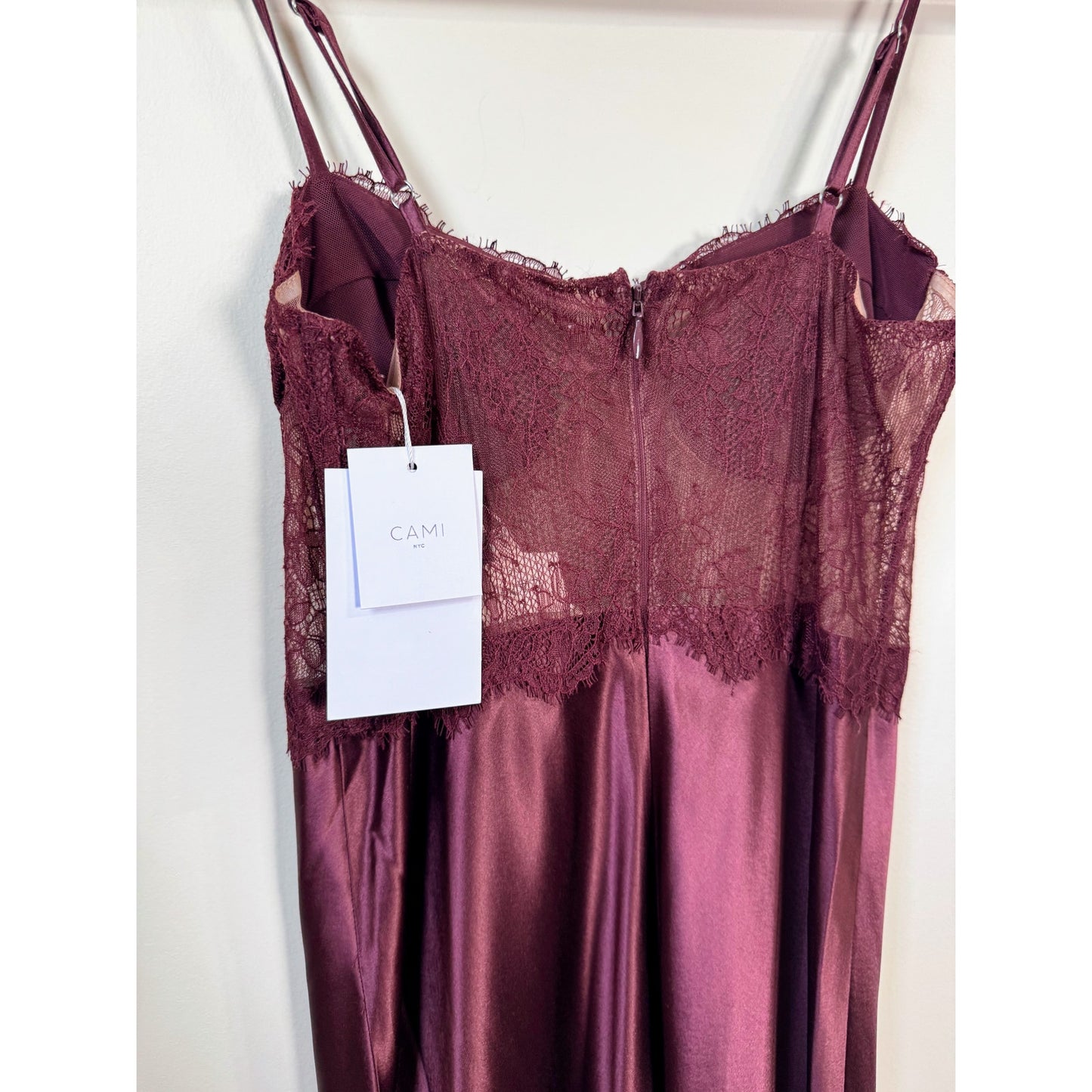 NEW NWT Cami NYC Maureen Midi Dress in Cranberry Size 2