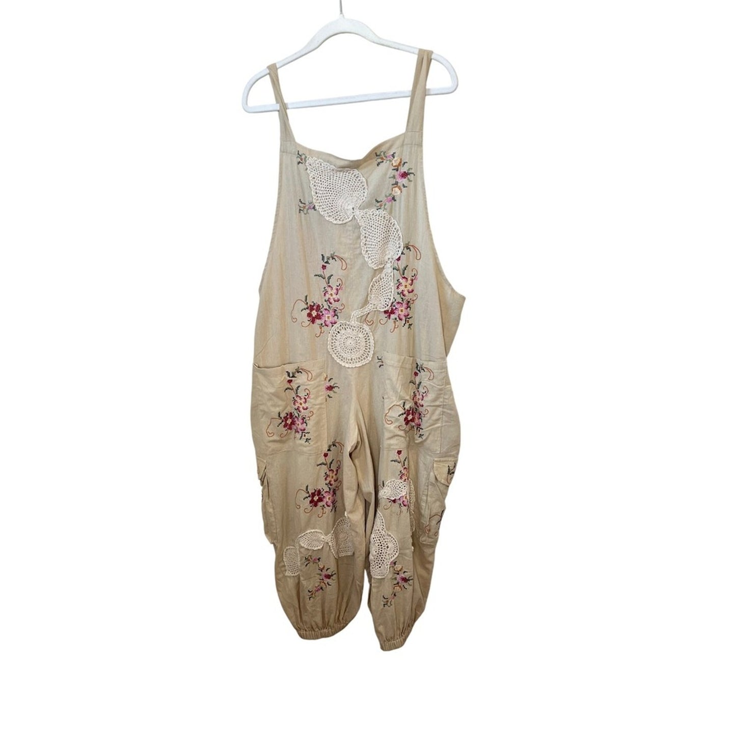 Jaded Gypsy Trellis Views Overalls Size S/M