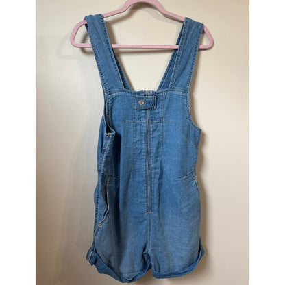 We The Free Free People Denim Shortalls Medium Wash Blue XS
