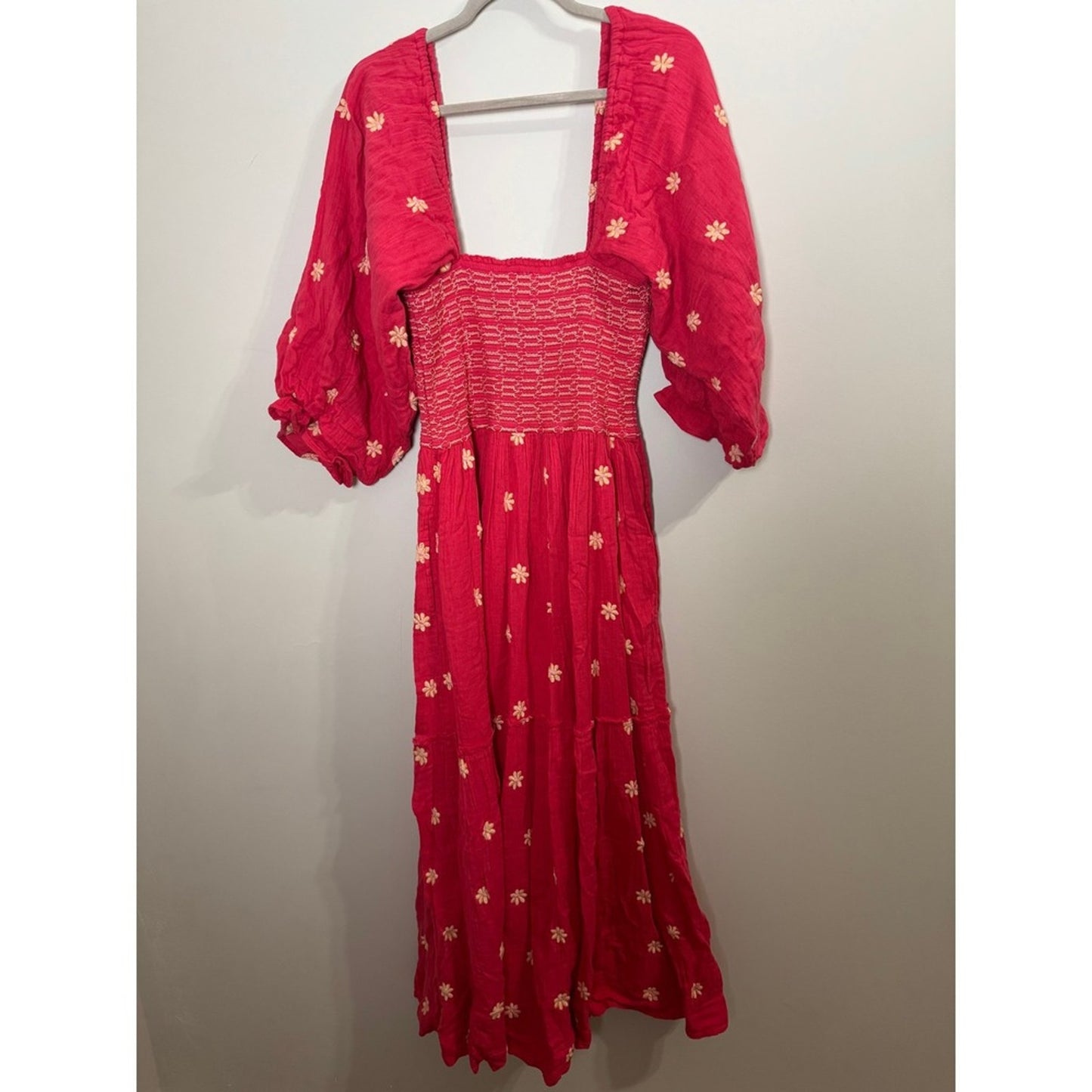 Free People Dress Watermelon Wedge Pink
