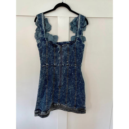 NEW‎ NWT Elliatt Camila Denim Mini Dress Blue Size Medium