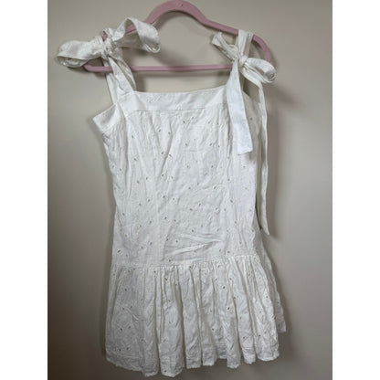 Agua Bendita Joaquina White Eyelet Mini Dress Joaquina Shopbop Large NWT