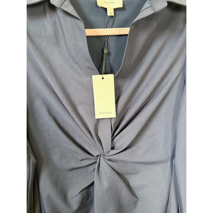 NEW NWT Cinq a Sept McKenna Mini Dress Navy Blue Size 4