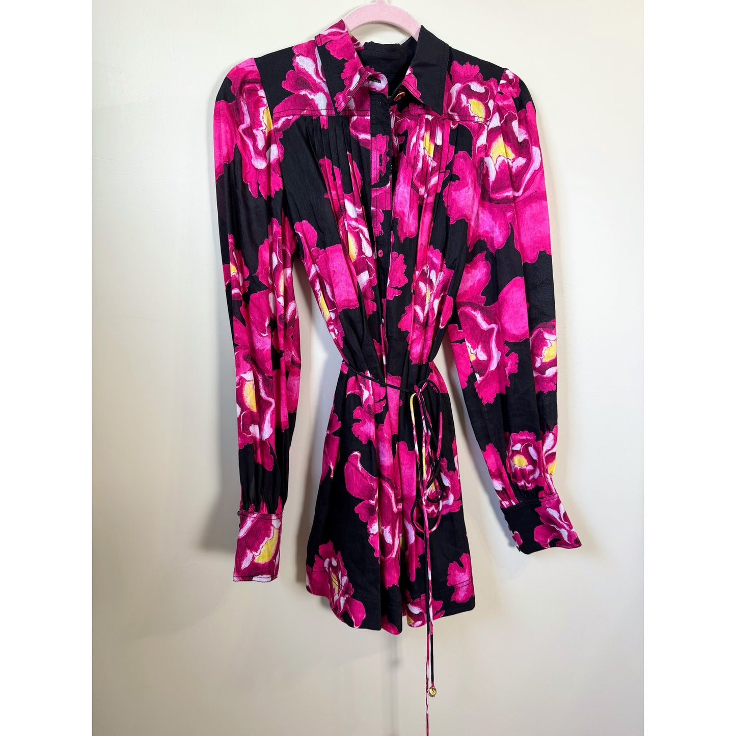 NEW NWT Aje. Lover Gauze Floral Mini Dress US Size 4
