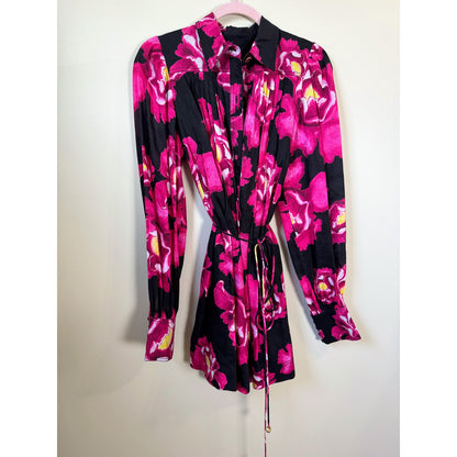 NEW NWT Aje. Lover Gauze Floral Mini Dress US Size 4