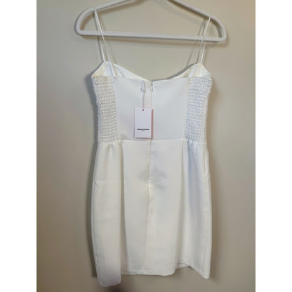 NEW NWT Amanda Uprichard Ivy Mini Dress in White Size Medium