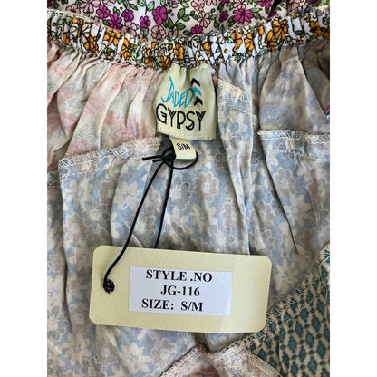 NEW NWT Jaded Gypsy Patchwork Dreams Maxi Dress JG-116 Size S/M