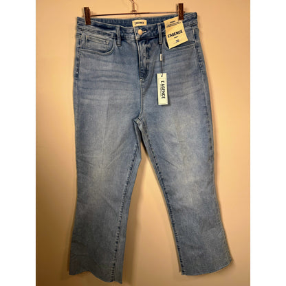 NEW NWT L'agence Kendra High Rise Crop Flare Jeans in Dorian Size 30