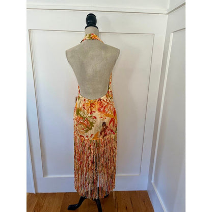 Farm Rio Leopard Forest Sand Mini‎ Dress Size Medium