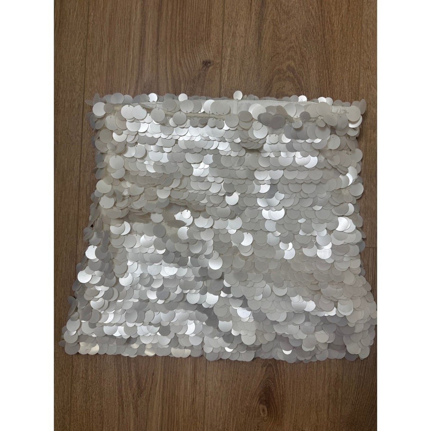 Show Me Your Mumu Izzy Skort XS White Shimmer Shell Sequin Mini Skirt