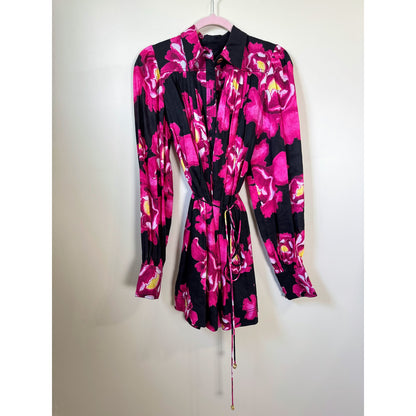 NEW NWT Aje. Lover Gauze Floral Mini Dress US Size 4