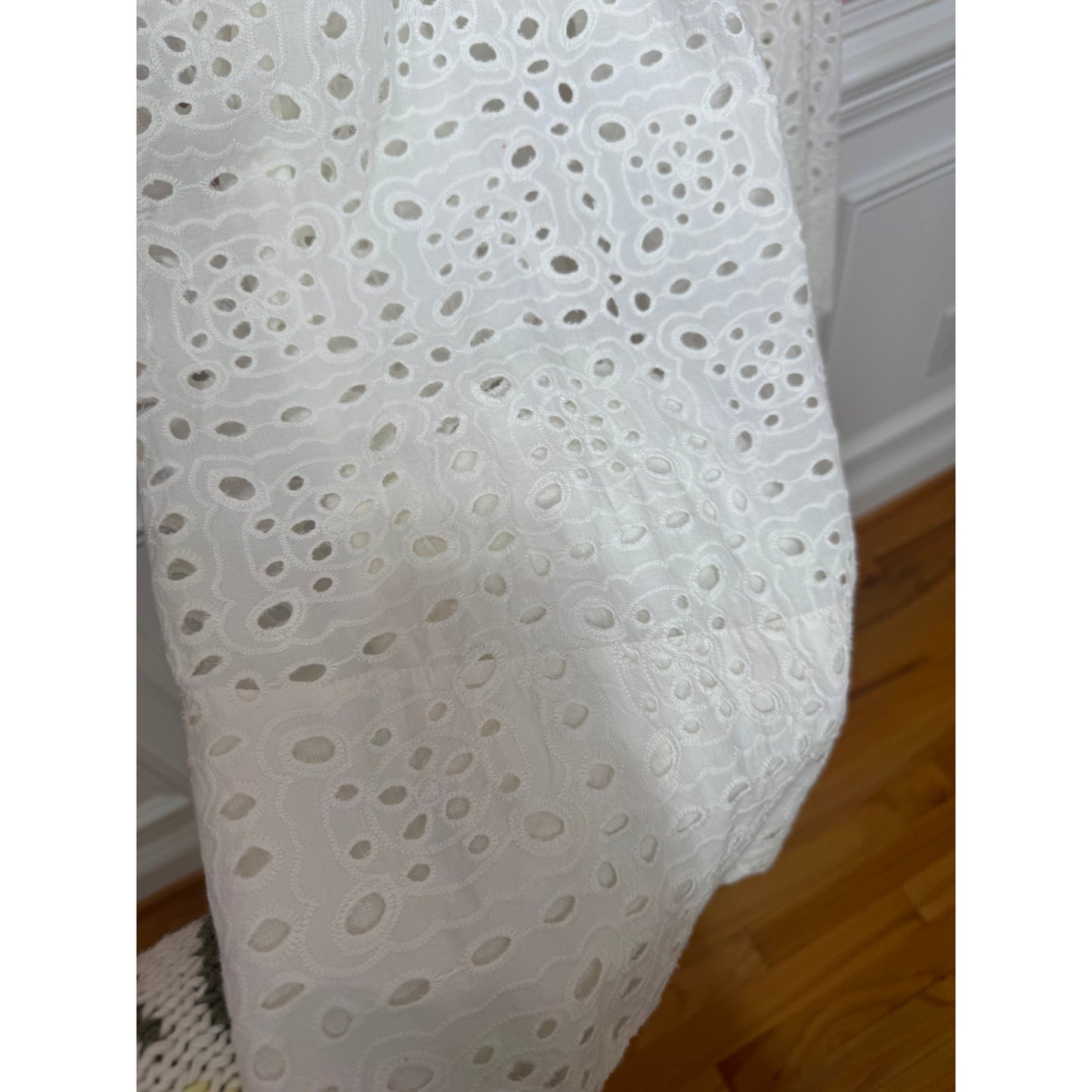 Farm Rio Off-White 3D Flower Maxi Dress Size Small