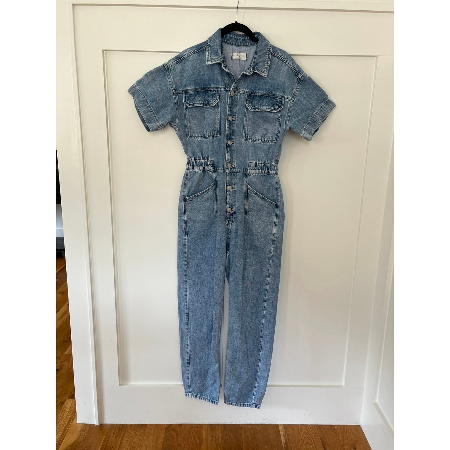 Free People Marci Denim Coveralls Size Small
