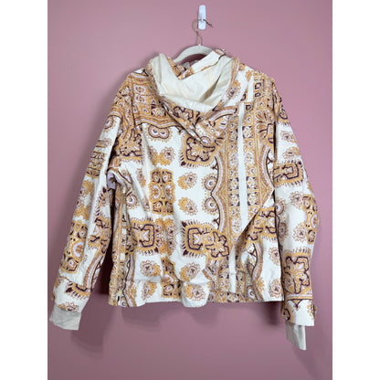 Free People Movement Alpine Glow Ski Pullover Hooded Jacket Size Large