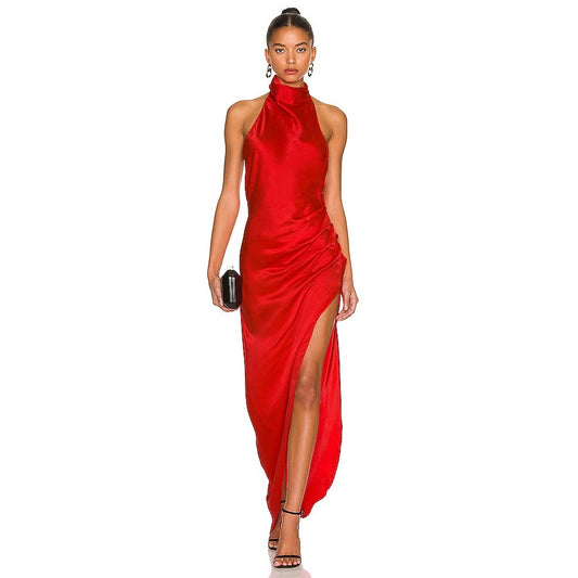 Amanda Uprichard Samba Gown in Candy Apple Size XS
