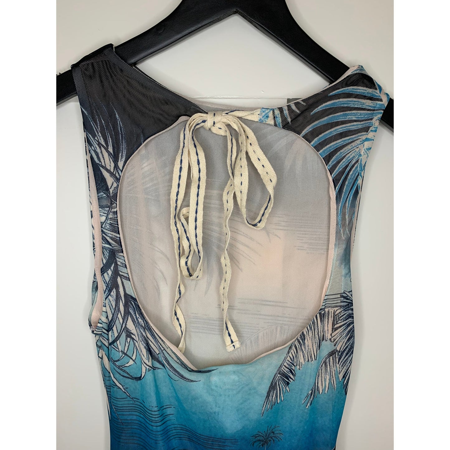 Agua Bendita Keira Shaka Maxi Dress in Multicolor Small Lined Sleeveless Stretch