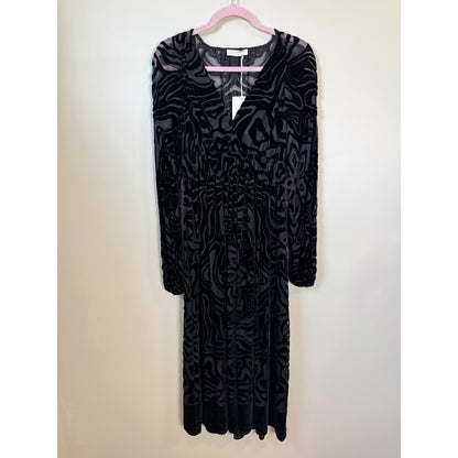 NEW NWT Ulla Johnson Elora Dress Black Midi Dress Size 4