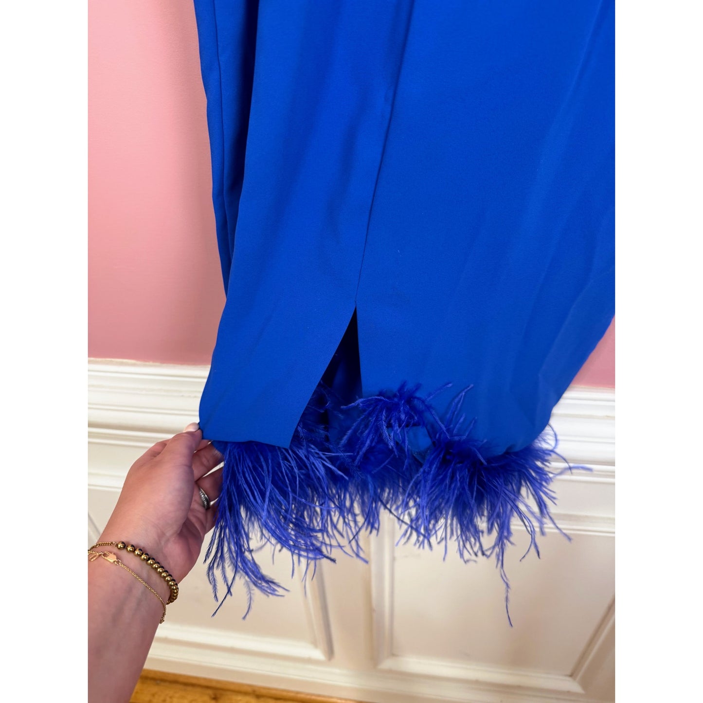 Amanda Uprichard X Revolve Simpson Dress in Cobalt Size Small