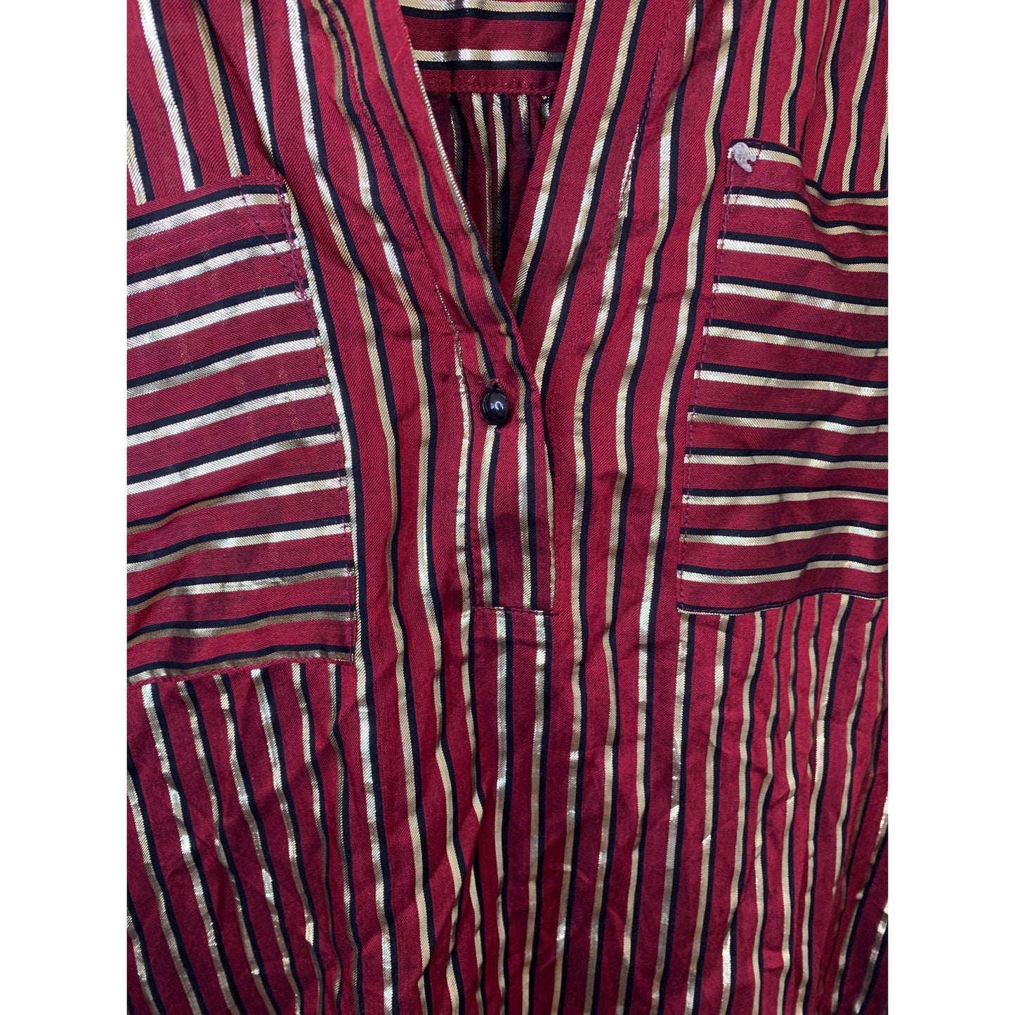 Show Me Your Mumu Maribelle Shirt Dress in Late Night Stripe Size XS Long Sleeve