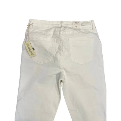 Blank NYC The‎ Hoyt Bootcut Pants in White Vodka Soda Size 29 Zip Fly Stretch