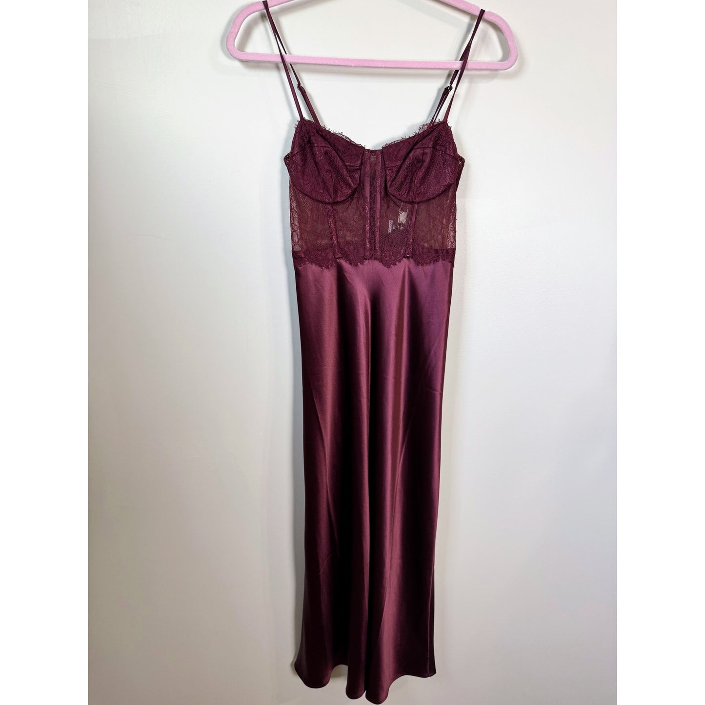 NEW NWT Cami NYC Maureen Midi Dress in Cranberry Size 2