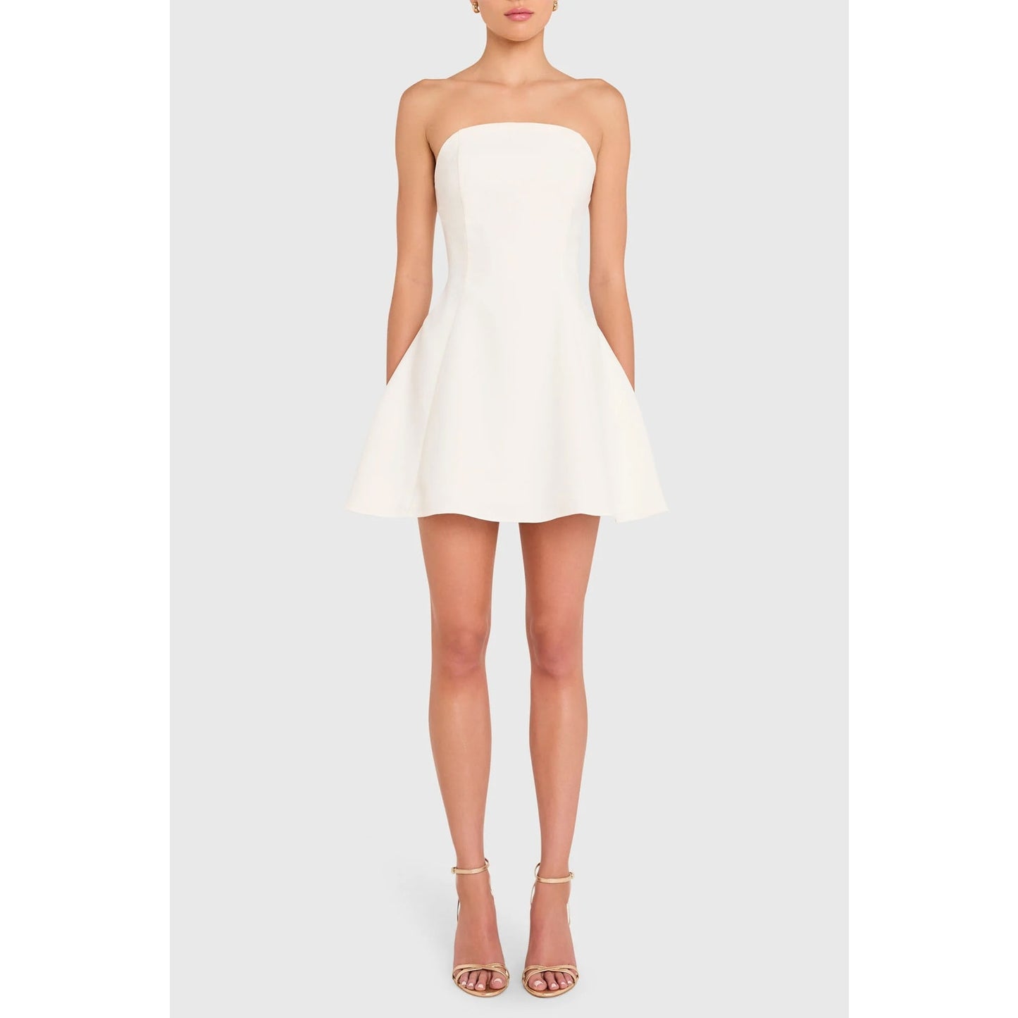 NEW NWT Amanda Uprichard Romilly Mini Dress White Size Medium