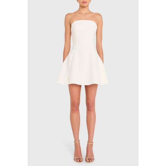 NEW NWT Amanda Uprichard Romilly Mini Dress White Size Medium