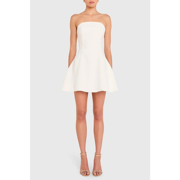 NEW NWT Amanda Uprichard Romilly Mini Dress White Size Medium