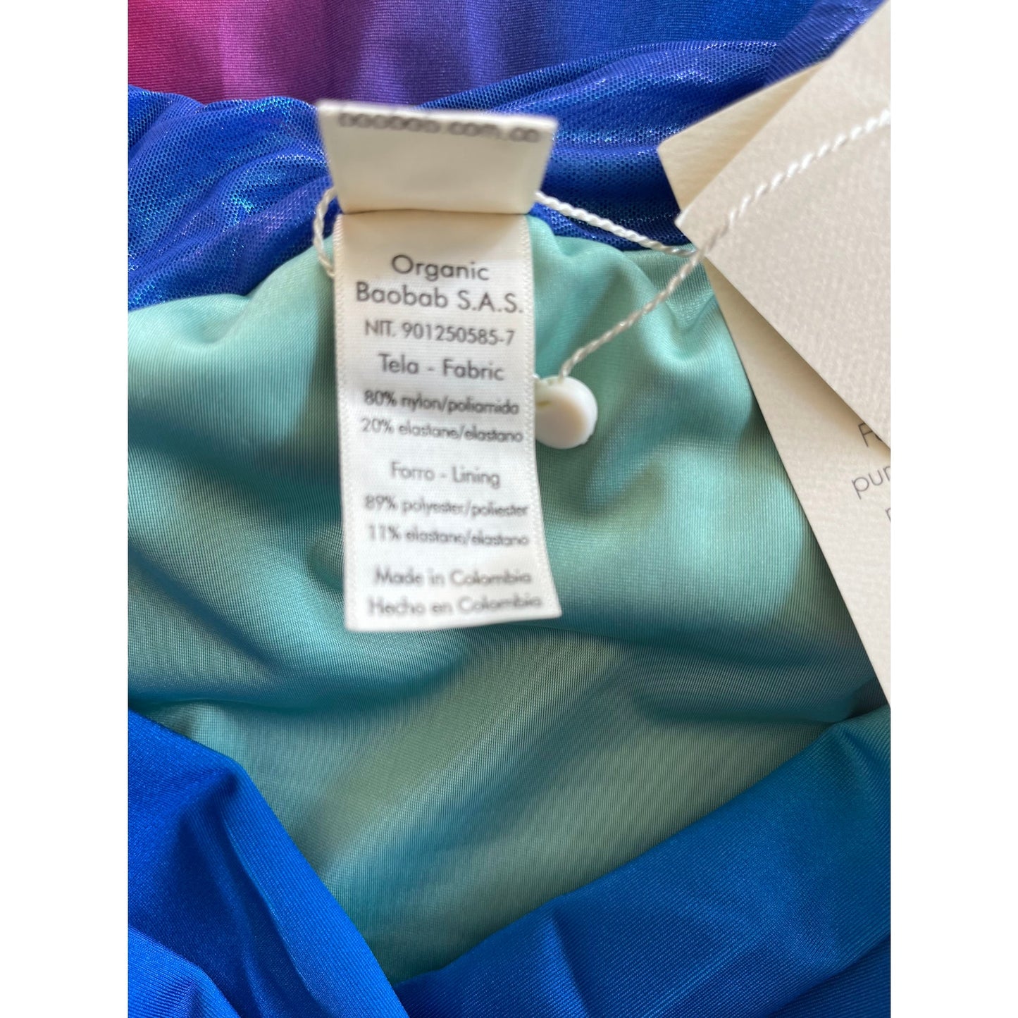 NEW NWT Baobab Eliza Dress Dawn Rainbow Size Large