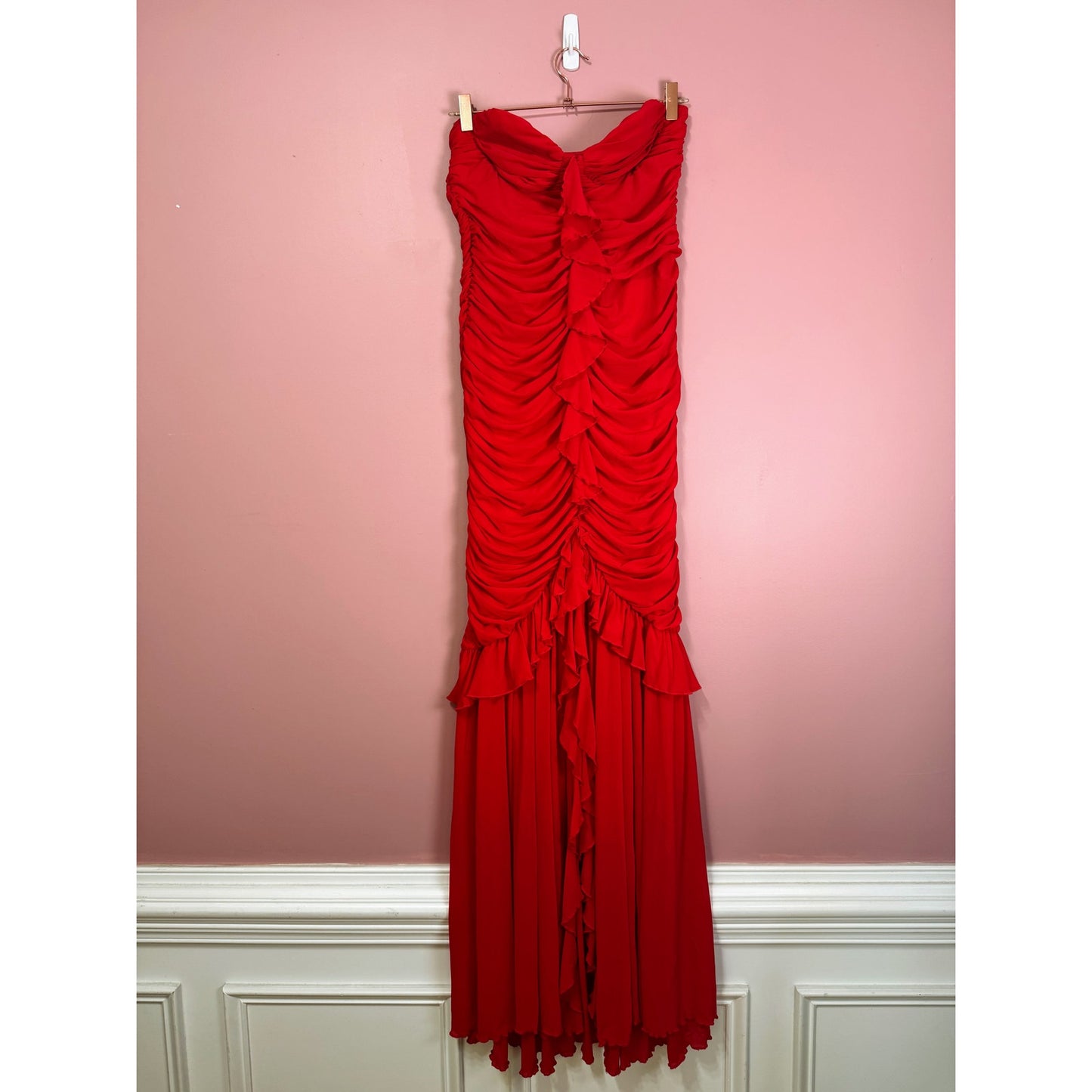 Majorelle Giules Gown in Cherry Red Size Large