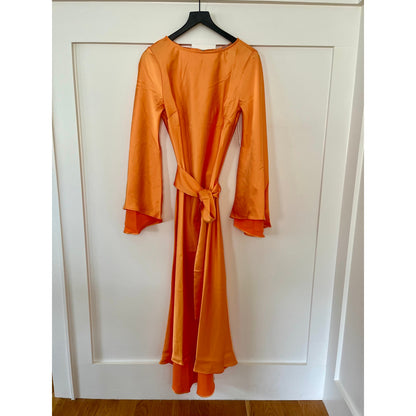Show Me Your Mumu Sarah Mid Dress Orange Size Small